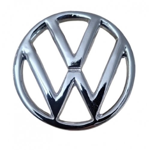 EMBLEMA METAL CROMADO VW BRASILIA E VARIANT DIANTEIRO