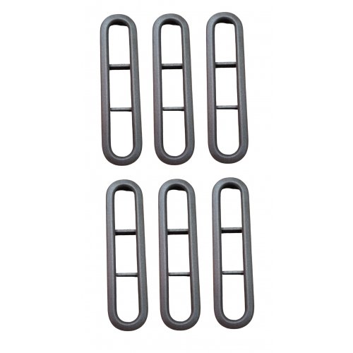 MOLDURA SAIDA AR VIDRO TRASEIRO PLÁSTICO MARROM (KIT)