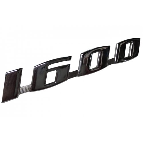 EMBLEMA METAL CROMADO 1600