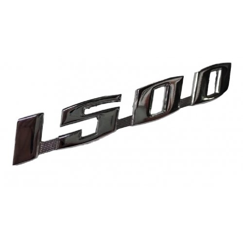 EMBLEMA METAL CROMADO 1500