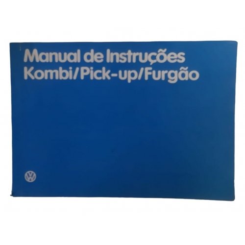 MANUAL PROPRIETÁRIO KOMBI PICK UP/FURGÃO 85