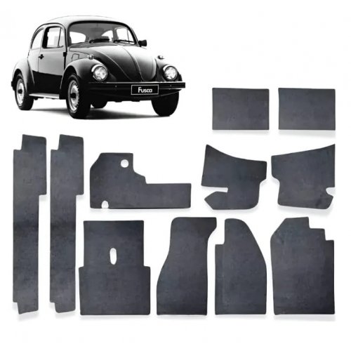 FORRAÇÃO INTERNA FUSCA CARPETE GRAFITE JOGO