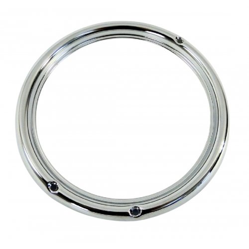 ARO FAROL FUSCA 73 A 75 3 FUROS METAL CROMADO