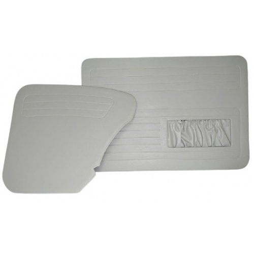 FORRAÇÃO PORTA FUSCA ATÉ 76 C/BOLSA BRANCO JOGO