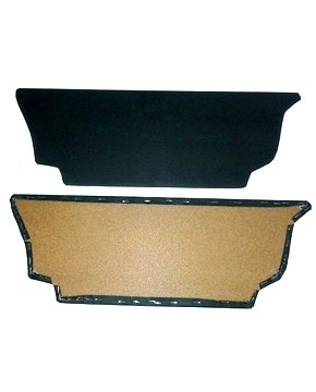 FORRAÇÃO RODAPÉ FUSCA PRETO PAR