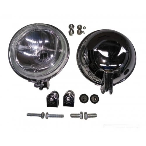 FAROL AUXILIAR 110MM CROMADO/CRISTAL PAR