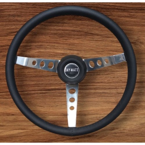 VOLANTE GT COURO PRETO/CROM 77 A 96 JAY MATT