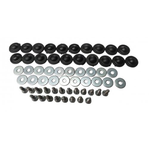 PARAFUSO FORRAÇÃO PORTA KOMBI PRETO KIT