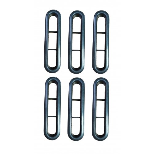 MOLDURA SAIDA AR VIDRO TRASEIRO PLÁSTICO PRETO (KIT)