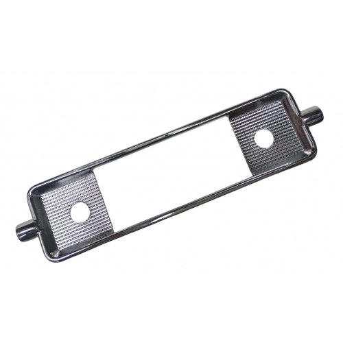 MOLDURA RÁDIO CROMADA COM FRISO