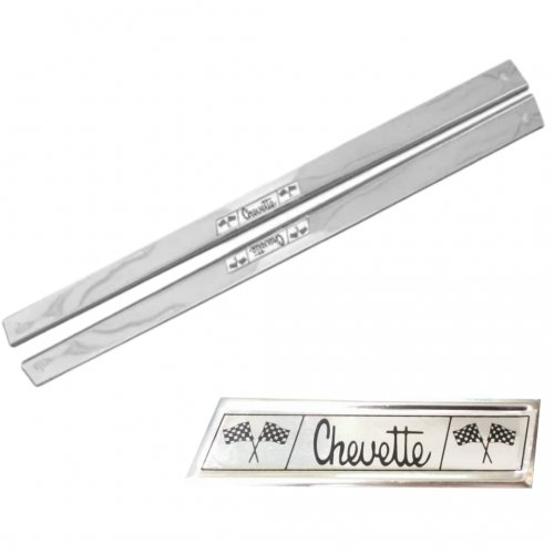 ESTRIBINHO INOX CHEVETTE (SOLEIRA DA PORTA) PAR