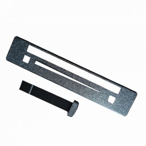 MOLDURA AR PAINEL FUSCA PLÁSTICO PRETO COM FRISO