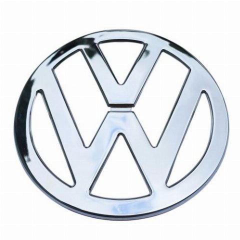 EMBLEMA FRONTAL VW KOMBI ATÉ 75 CROMADO