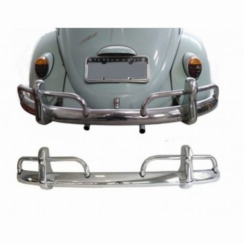 PARA-CHOQUE FUSCA ATÉ 70 MONTADO WOLFF TRASEIRO
