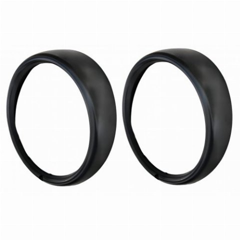 ARO FAROL FUSCA/KOMBI 1 FURO PLÁSTICO PRETO PAR