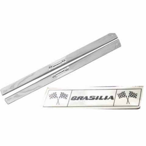ESTRIBINHO INOX BRASILIA (SOLEIRA DA PORTA) PAR