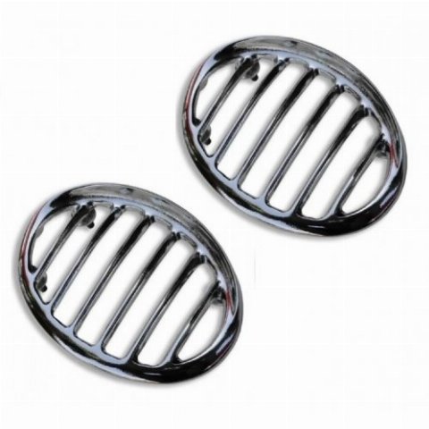 GRADE BUZINA FUSCA CROMADA LUXO PAR