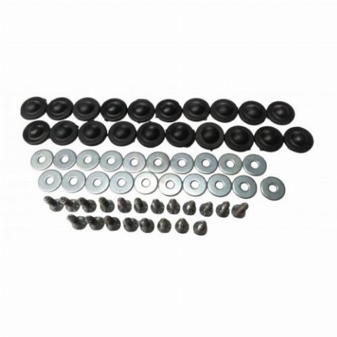 PARAFUSO FORRAÇÃO PORTA KOMBI PRETO KIT