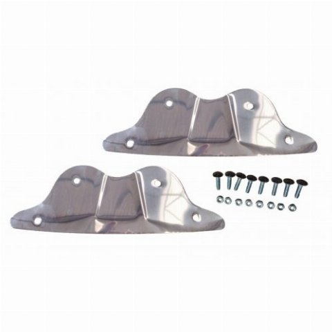 BORBOLETA TRASEIRA FUSCA INOX COM PARAFUSOS PAR