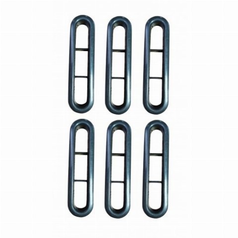 MOLDURA SAIDA AR VIDRO TRASEIRO PLÁSTICO PRETO (KIT)