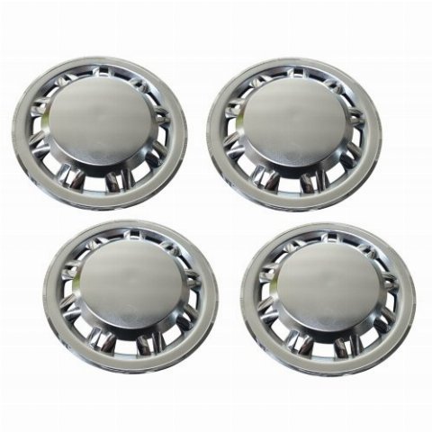 CALOTA KOMBI CARAT ARO 14 CROMADA (4 PEÇAS)