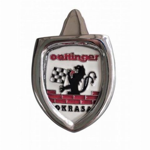 BRASÃO CAPÔ OKRASA COM MOLDURA
