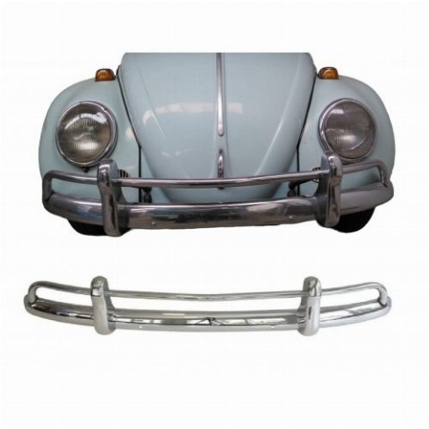 PARA-CHOQUE FUSCA ATÉ 70 MONTADO WOLFF DIANTEIRO