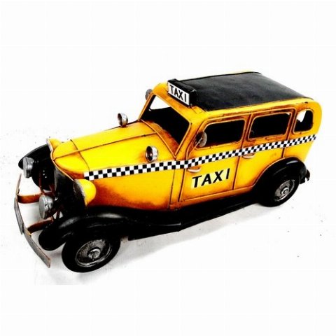 MINIATURA EM METAL TAXI YELLOW CAB