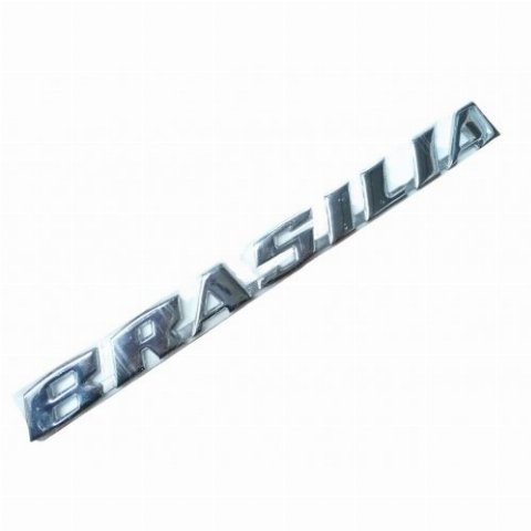 EMBLEMA METAL CROMADO BRASÍLIA