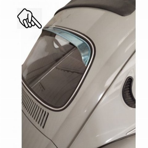 DEFLETOR AR (CALHA) VIGIA TRASEIRO FUSCA INOX