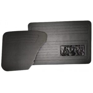 FORRAÇÃO PORTA FUSCA ATÉ 76 C/BOLSA PRETO JOGO