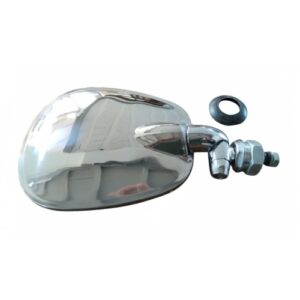 RETROVISOR RAQUETE ORIGINAL CROMADO DIREITO
